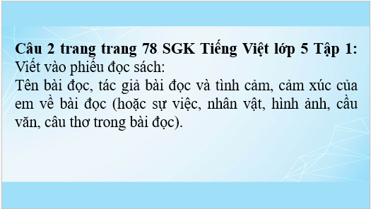 Giáo án điện tử Đọc sách báo về nghề nghiệp lớp 5 | PPT Tiếng Việt lớp 5 Cánh diều
