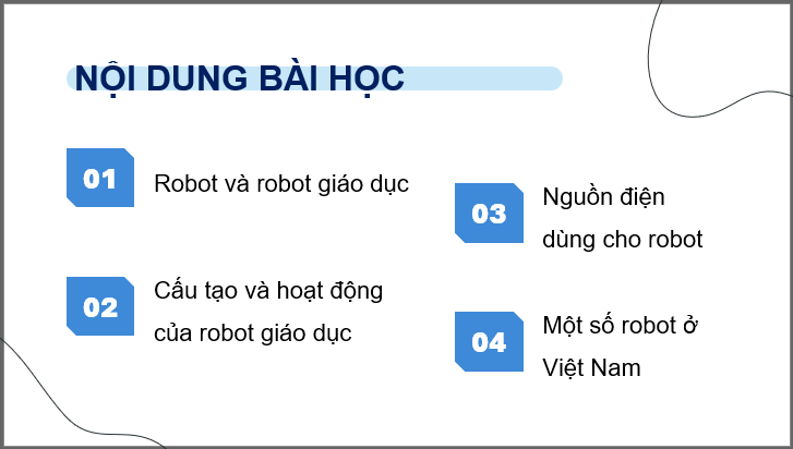 Giáo án điện tử Chuyên đề Tin 10 Kết nối tri thức Bài 1: Cấu tạo chung của robot giáo dục | PPT Chuyên đề Tin học 10