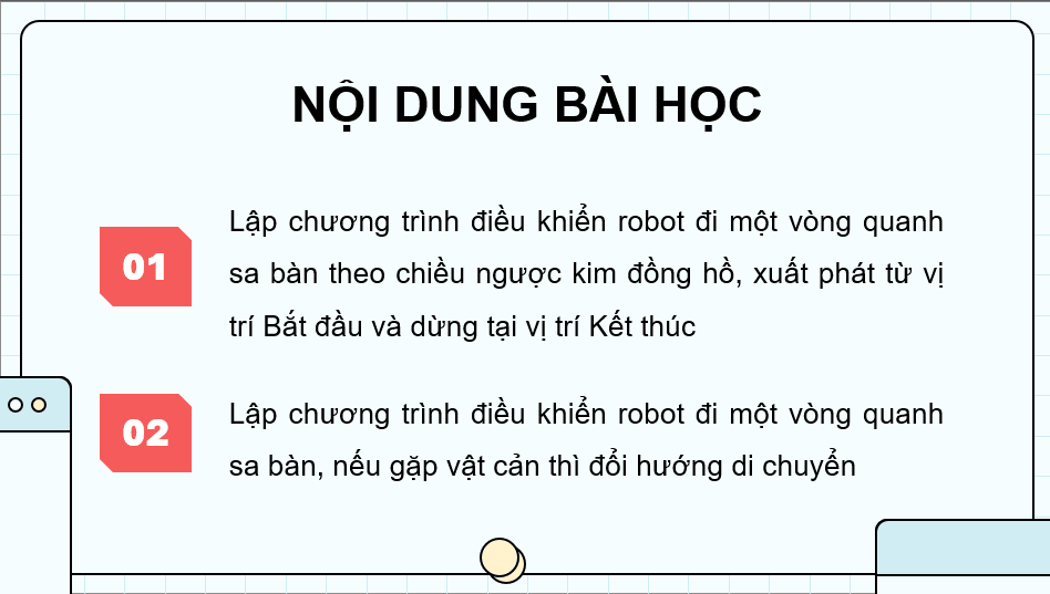 Giáo án điện tử Chuyên đề Tin 10 Kết nối tri thức Bài 12 Thực hành: Điều khiển robot trên sa bàn | PPT Chuyên đề Tin học 10