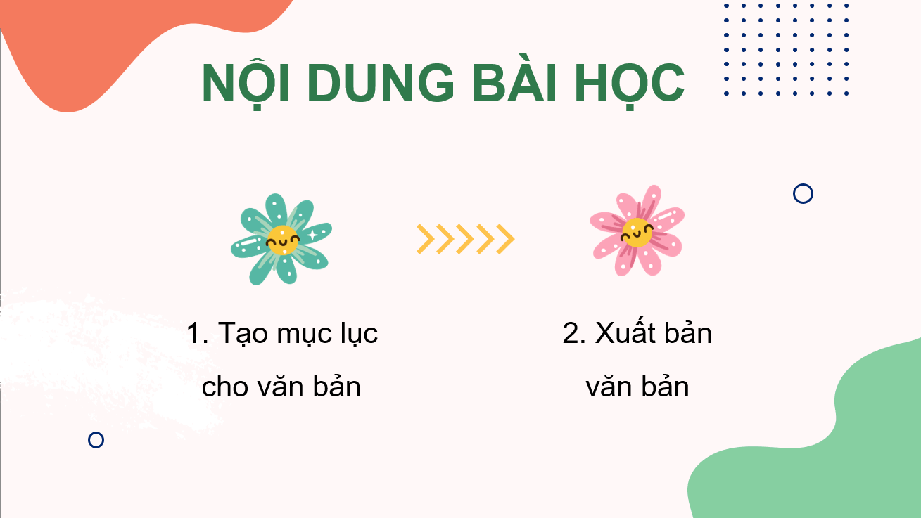 Giáo án điện tử Chuyên đề Tin 10 Kết nối tri thức Bài 4: Tạo mục lục và xuất bản văn bản | PPT Chuyên đề Tin học 10