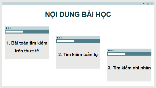 Giáo án điện tử Tin 11 Kết nối tri thức Bài 19: Bài toán tìm kiếm | PPT Tin học 11