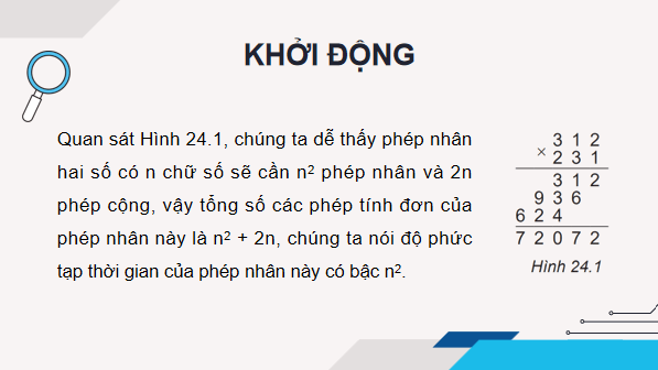 Giáo án điện tử Tin 11 Kết nối tri thức Bài 24: Đánh giá độ phức tạp thời gian thuật toán | PPT Tin học 11