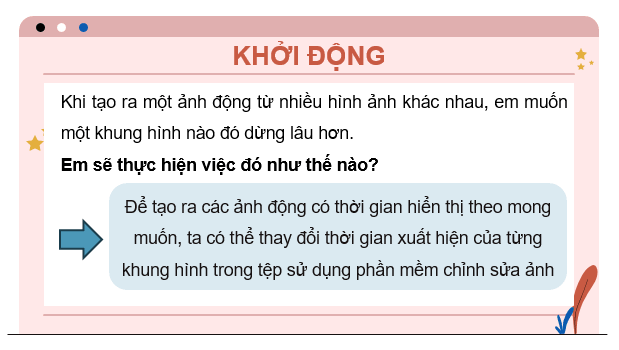 Giáo án điện tử Chuyên đề Tin 11 Kết nối tri thức Bài 13: Điều chỉnh thời gian trễ và tạo chữ động | PPT Chuyên đề học tập Tin học 11