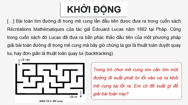 Giáo án điện tử Chuyên đề Tin 11 Kết nối tri thức Bài 13: Kĩ thuật duyệt quay lui | PPT Chuyên đề học tập Tin học 11