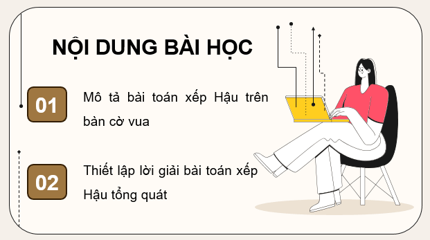 Giáo án điện tử Chuyên đề Tin 11 Kết nối tri thức Bài 15: Bài toán xếp hậu | PPT Chuyên đề học tập Tin học 11