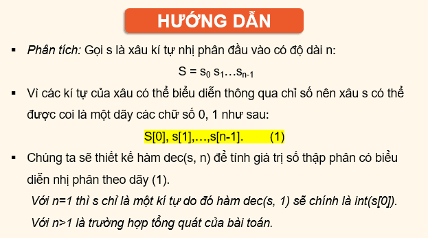 Giáo án điện tử Chuyên đề Tin 11 Kết nối tri thức Bài 3: Thực hành giải toán theo kĩ thuật đệ quy | PPT Chuyên đề học tập Tin học 11