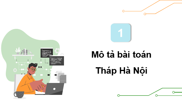 Giáo án điện tử Chuyên đề Tin 11 Kết nối tri thức Bài 4: Bài toán Tháp Hà Nội | PPT Chuyên đề học tập Tin học 11