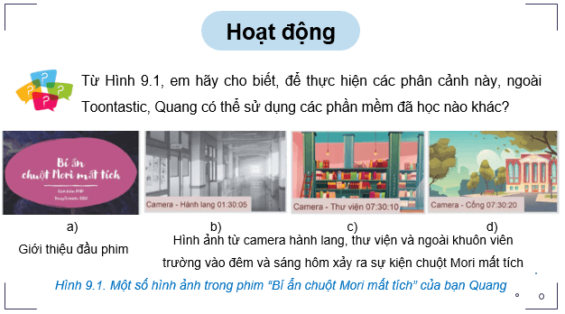 Giáo án điện tử Chuyên đề Tin 11 Kết nối tri thức Bài 9: Tạo các nguồn dữ liệu khác nhau cho phim hoạt hình | PPT Chuyên đề học tập Tin học 11