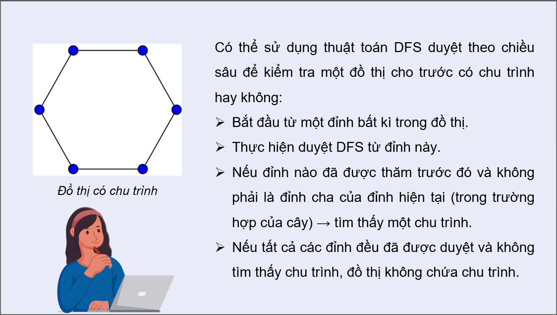 Giáo án điện tử Chuyên đề Tin 12 Kết nối tri thức Bài 15: Thực hành duyệt đồ thị theo chiều sâu | PPT Chuyên đề học tập Tin học 12