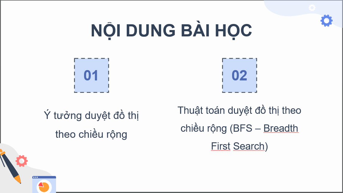 Giáo án điện tử Chuyên đề Tin 12 Kết nối tri thức Bài 16: Kĩ thuật duyệt đồ thị theo chiều rộng | PPT Chuyên đề học tập Tin học 12