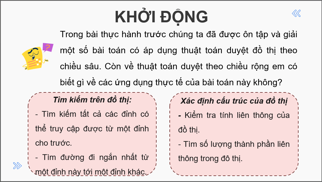 Giáo án điện tử Chuyên đề Tin 12 Kết nối tri thức Bài 17: Thực hành duyệt đồ thị tổng hợp | PPT Chuyên đề học tập Tin học 12