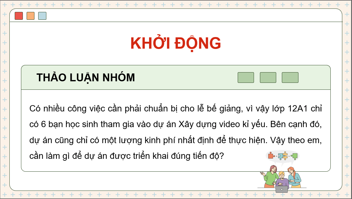 Giáo án điện tử Chuyên đề Tin 12 Kết nối tri thức Bài 3: Phân bổ nhân lực và kinh phí dự án | PPT Chuyên đề học tập Tin học 12