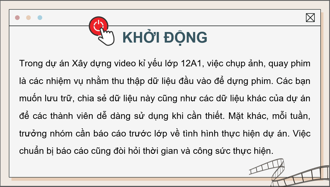 Giáo án điện tử Chuyên đề Tin 12 Kết nối tri thức Bài 5: Tăng năng suất làm việc với phần mềm quản lí dự án | PPT Chuyên đề học tập Tin học 12