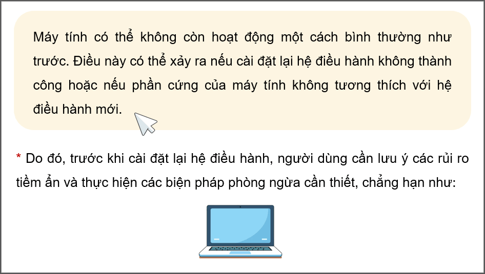 Giáo án điện tử Chuyên đề Tin 12 Kết nối tri thức Bài 7: Cài đặt hệ điều hành máy tính | PPT Chuyên đề học tập Tin học 12