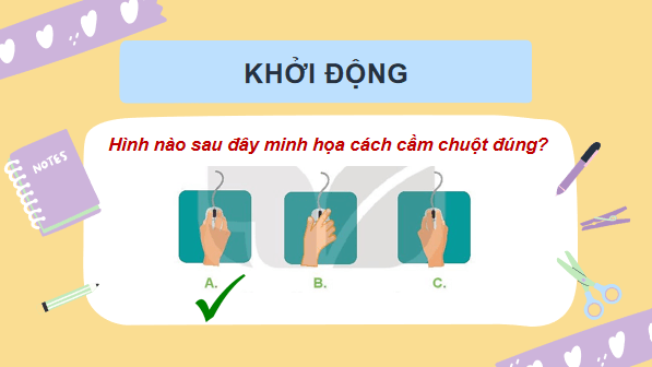 Giáo án điện tử Tin học lớp 3 Kết nối tri thức Bài 13: Luyện tập sử dụng chuột | PPT Tin học lớp 3