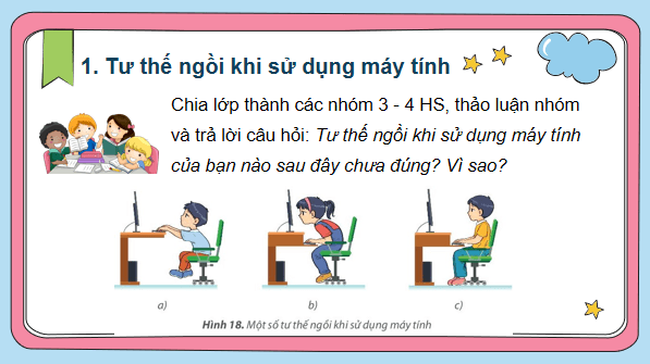 Giáo án điện tử Tin học lớp 3 Kết nối tri thức Bài 4: Làm việc với máy tính | PPT Tin học lớp 3