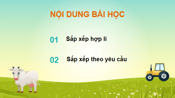 Giáo án điện tử Tin học lớp 3 Kết nối tri thức Bài 7: Sắp xếp để dễ tìm | PPT Tin học lớp 3