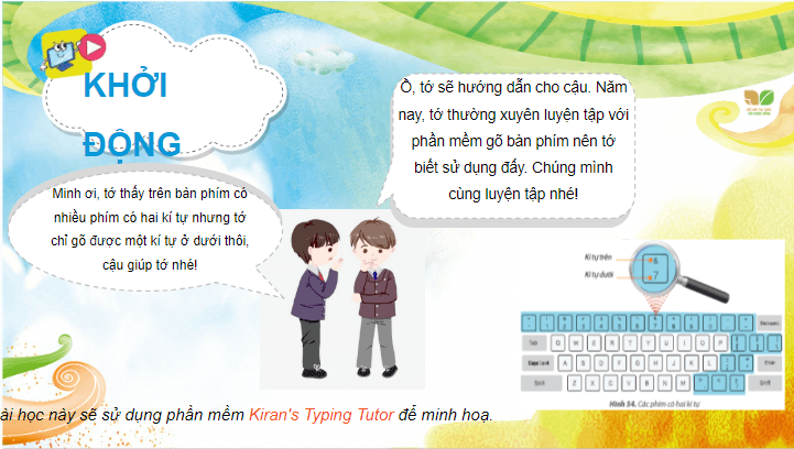 Giáo án điện tử Tin học lớp 4 Kết nối tri thức Bài 12B: Phần mềm luyện gõ bàn phím | PPT Tin học 4