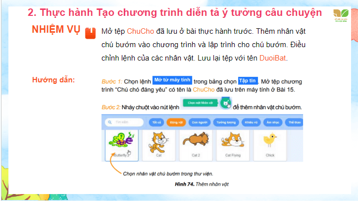 Giáo án điện tử Tin học lớp 4 Kết nối tri thức Bài 16: Chương trình của em | PPT Tin học 4