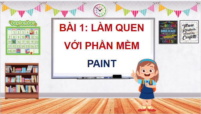 Giáo án điện tử Tin học lớp 5 Cánh diều Bài 1: Làm quen với phần mềm Paint | PPT Tin học 5