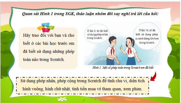 Giáo án điện tử Tin học lớp 5 Chân trời sáng tạo Bài 12: Viết chương trình để tính toán | PPT Tin học 5