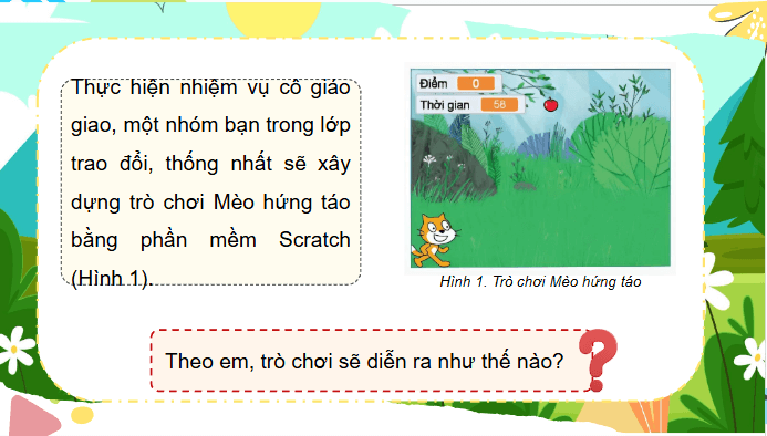 Giáo án điện tử Tin học lớp 5 Chân trời sáng tạo Bài 14: Viết kịch bản chương trình máy tính | PPT Tin học 5