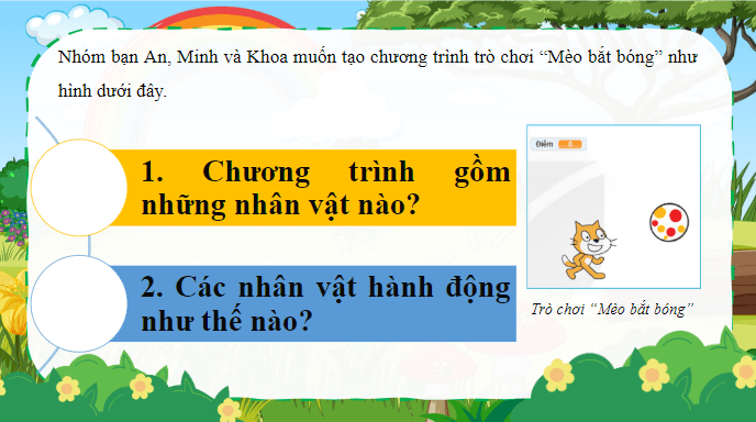 Giáo án điện tử Tin học lớp 5 Kết nối tri thức Bài 16: Từ kịch bản đến chương trình | PPT Tin học 5