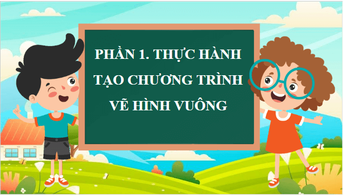 Giáo án điện tử Tin học lớp 5 Cánh diều Bài 2: Thực hành tạo chương trình về hình đơn giản | PPT Tin học 5