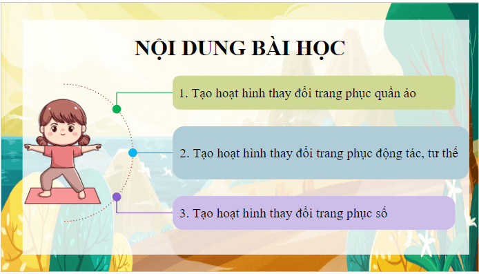 Giáo án điện tử Tin học lớp 5 Cánh diều Bài 4: Thực hành tạo chương trình hoạt hình cho nhân vật | PPT Tin học 5