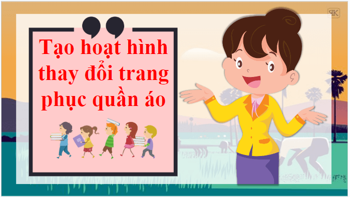 Giáo án điện tử Tin học lớp 5 Cánh diều Bài 4: Thực hành tạo chương trình hoạt hình cho nhân vật | PPT Tin học 5