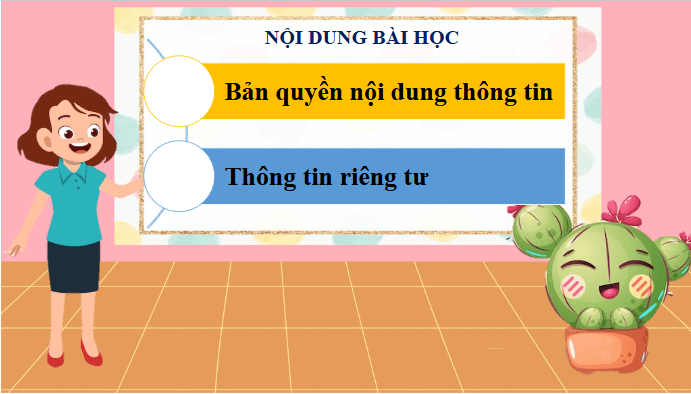 Giáo án điện tử Tin học lớp 5 Chân trời sáng tạo Bài 5: Bản quyền nội dung thông tin | PPT Tin học 5