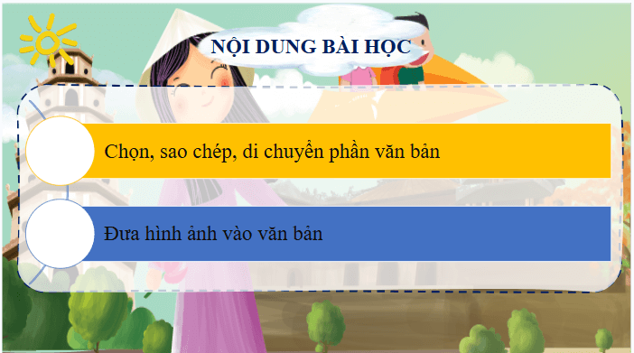 Giáo án điện tử Tin học lớp 5 Chân trời sáng tạo Bài 6: Chỉnh sửa văn bản | PPT Tin học 5