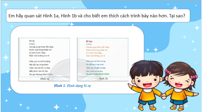 Giáo án điện tử Tin học lớp 5 Chân trời sáng tạo Bài 7: Định dạng kí tự | PPT Tin học 5