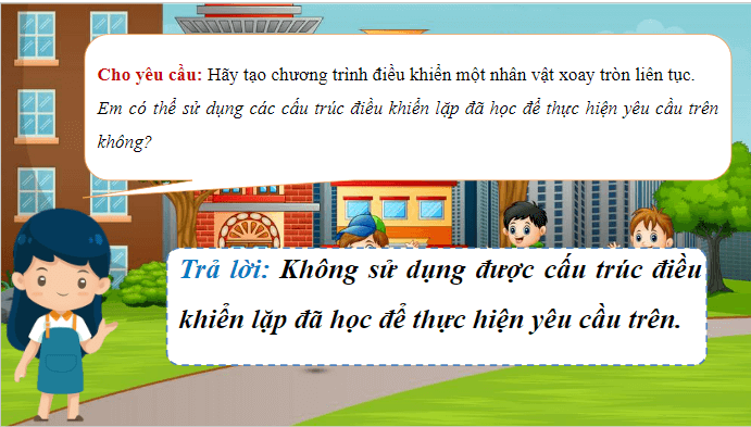 Giáo án điện tử Tin học lớp 5 Cánh diều Bài 8: Cấu trúc lặp liên tục | PPT Tin học 5