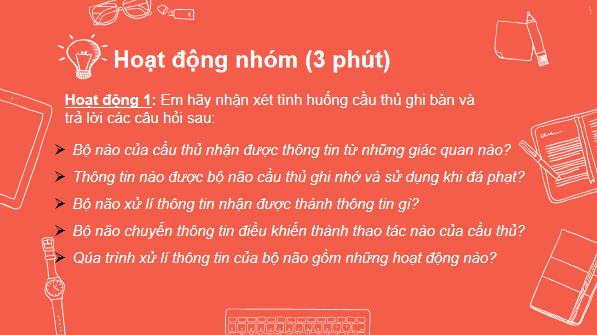 Giáo án điện tử Tin 6 Kết nối tri thức Bài 2: Xử lý thông tin | PPT Tin học 6