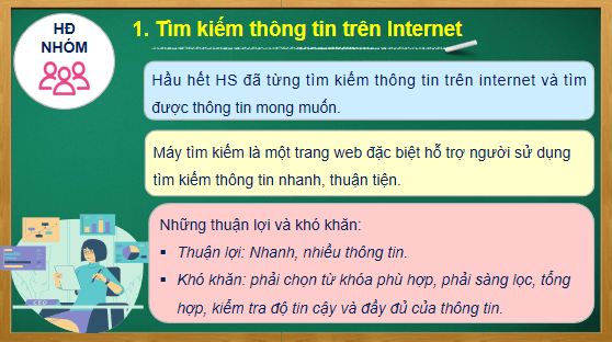 Giáo án điện tử Tin 6 Kết nối tri thức Bài 7: Tìm kiếm thông tin trên Internet | PPT Tin học 6
