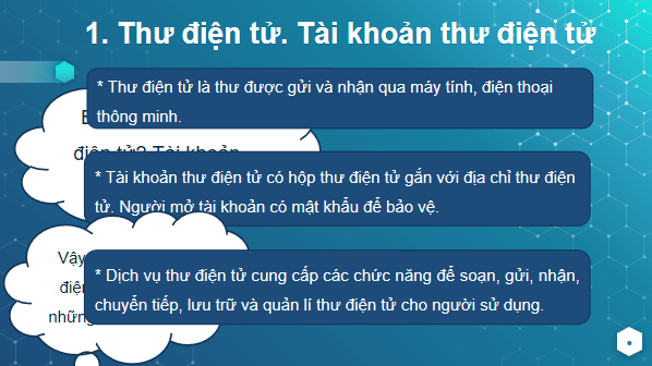 Giáo án điện tử Tin 6 Kết nối tri thức Bài 8: Thư điện tử | PPT Tin học 6