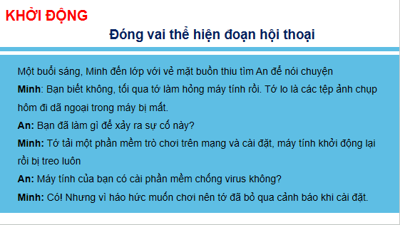 Giáo án điện tử Tin 6 Kết nối tri thức Bài 9: An toàn thông tin trên Internet | PPT Tin học 6