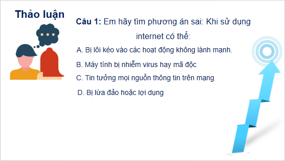 Giáo án điện tử Tin 6 Kết nối tri thức Bài 9: An toàn thông tin trên Internet | PPT Tin học 6