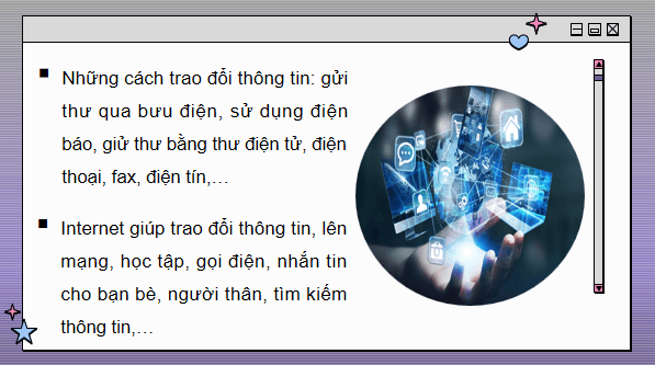 Giáo án điện tử Tin 7 Kết nối tri thức Bài 4: Mạng xã hội và một số kênh trao đổi thông tin trên internet | PPT Tin học 7
