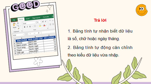 Giáo án điện tử Tin 7 Kết nối tri thức Bài 7: Tính toán tự động trên trang tính | PPT Tin học 7