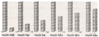 Giáo án Toán lớp 1 Các số 11, 12, 13, 14, 15, 16 | Cánh diều