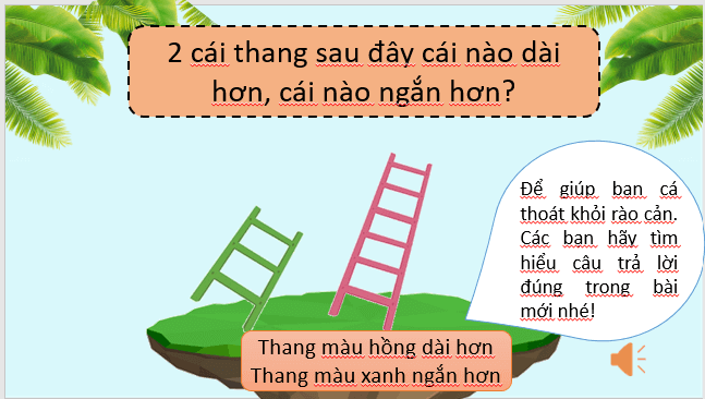 Giáo án điện tử Toán lớp 1 Bài 26: Đơn vị đo độ dài | PPT Toán lớp 1 Kết nối tri thức