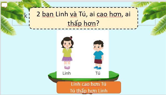 Giáo án điện tử Toán lớp 1 Bài 26: Đơn vị đo độ dài | PPT Toán lớp 1 Kết nối tri thức