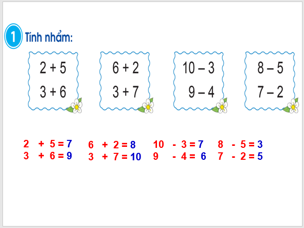 Giáo án điện tử Toán lớp 1 Em ôn lại những gì đã học trang 78 | PPT Toán lớp 1 Cánh diều