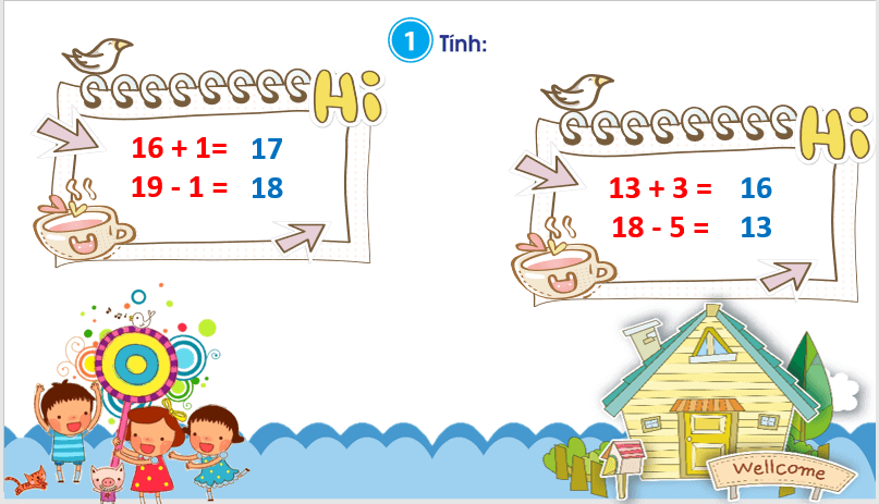 Giáo án điện tử Toán lớp 1 Luyện tập trang 130 | PPT Toán lớp 1 Cánh diều