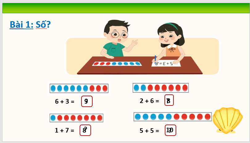 Giáo án điện tử Toán lớp 1 Luyện tập trang 46 | PPT Toán lớp 1 Cánh diều