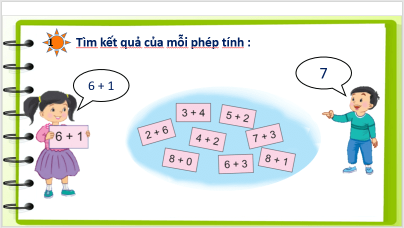 Giáo án điện tử Toán lớp 1 Luyện tập trang 50 | PPT Toán lớp 1 Cánh diều