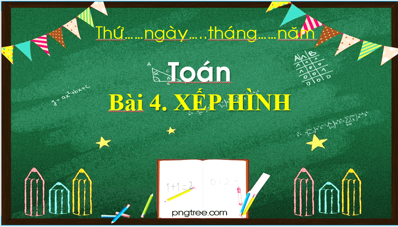 Giáo án điện tử Toán lớp 1 Xếp hình | PPT Toán lớp 1 Chân trời sáng tạo