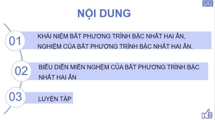 Giáo án điện tử Toán 10 Chân trời Bài 1: Bất phương trình bậc nhất hai ẩn | PPT Toán 10 Chân trời sáng tạo